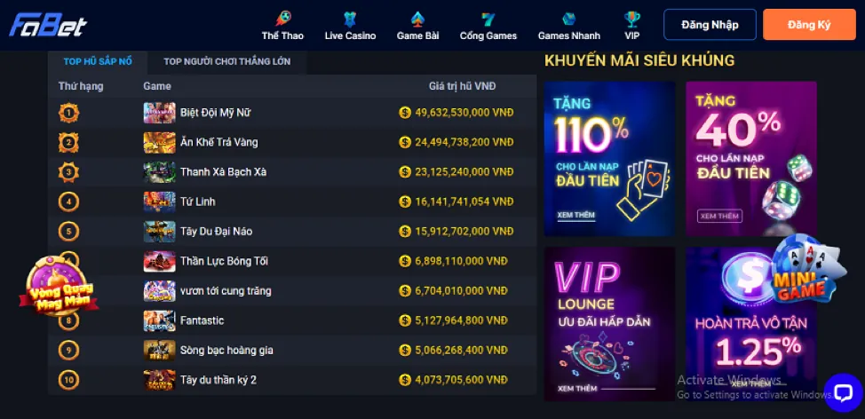 Thưởng chào mừng ceo666 nhà cái